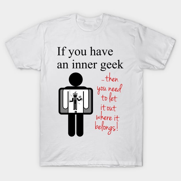 Your Inner Geek T-Shirt by GrumpyVulcan